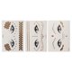 thumbnail image 1 of Unique Bargains Navidad 3 Piezas Tatuajes Falsos Impermeables para el Rostro Tatuaje Temporal para Adultos Tono Dorado, 1 of 5