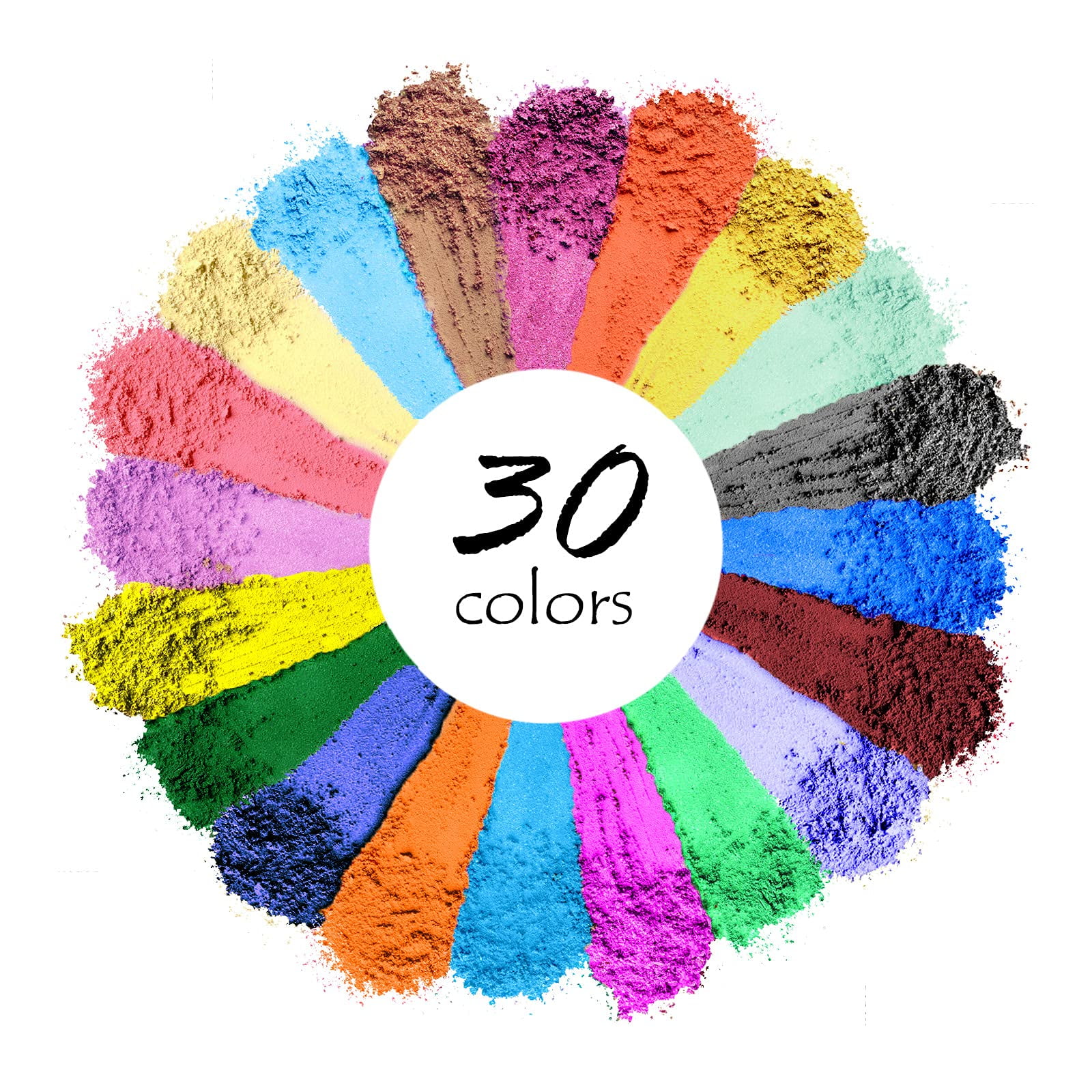 Set De Polvo De Mica Ntwjnjy 30 Colores, 3 G, Para Resina Epoxídica Y Manualidades