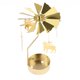 thumbnail image 5 of Vela Giratoria De Decoración Navide?a Portavelas De Té Candelabro Ciervo Dorado, 5 of 5