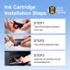 thumbnail image 4 of Paquete combinado de cartuchos de tinta MyCartridge SUPRINT 64XL para HP 64, 4 of 6