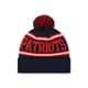 thumbnail image 2 of Gorro FOCO New England Patriots NFL azul marino con pompón, 2 of 4