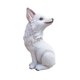 thumbnail image 5 of Figura De Zorro De Resina, Modelo De Animal, Adorno Para Manualidades, Figura De Animal Del Bosque Mirando Hacia Atrás, Blanco, 5 of 5