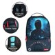 thumbnail image 4 of Mochila escolar UNIKER Hacker Theme con puerto de carga USB de 15.6 pulgadas, 4 of 8