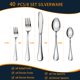 thumbnail image 5 of Juego de cubiertos Nice Kitchen, 40 piezas, acero inoxidable, 5 of 9