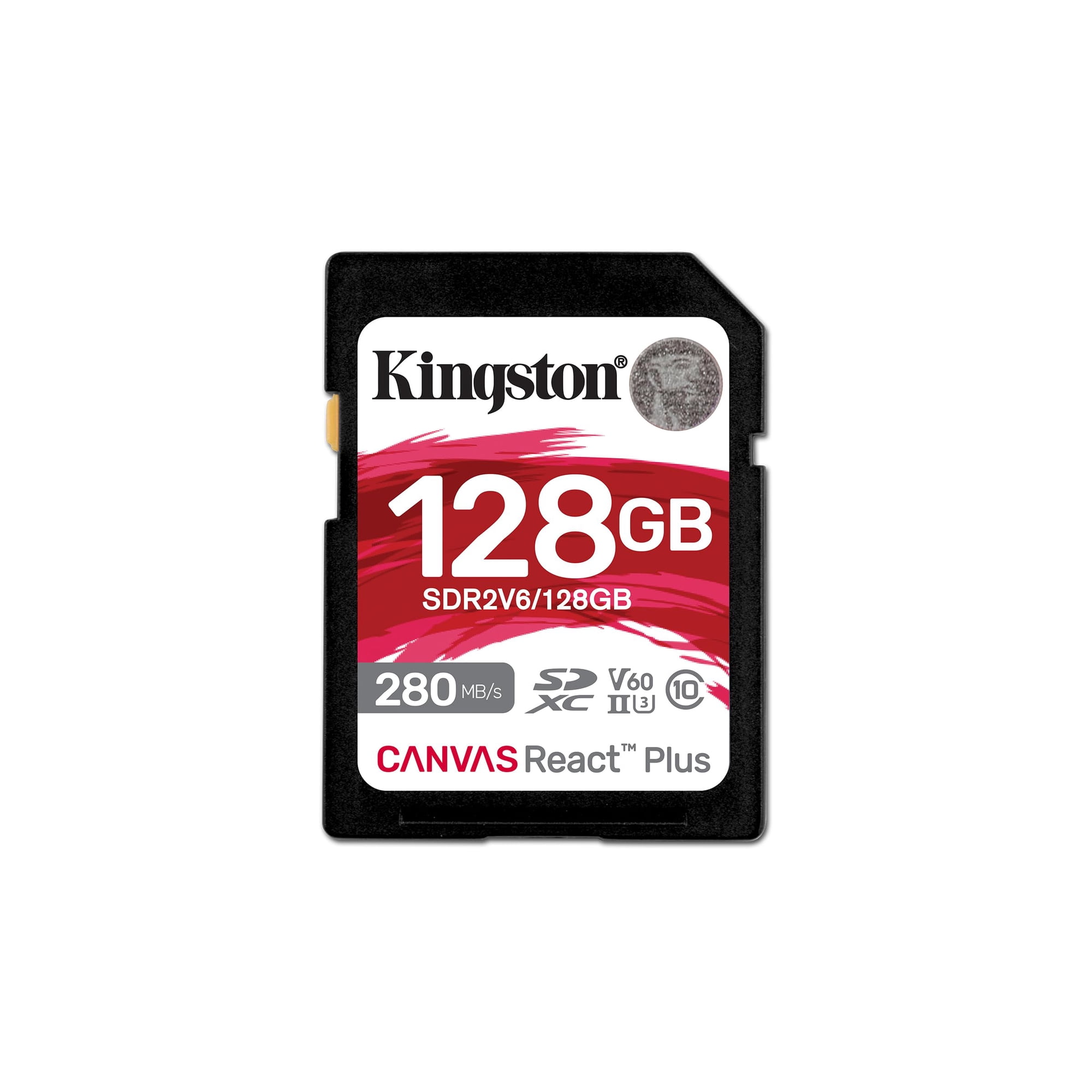 Tarjeta Sd Kingston Canvas React Plus V60 De 128 Gb Sdxc Uhs-ii