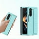 thumbnail image 1 of For Samsung Z Fold4 Mobile Phone Case Elastic Wrist Strap One Flap Folding Screen PC Case, 1 of 3