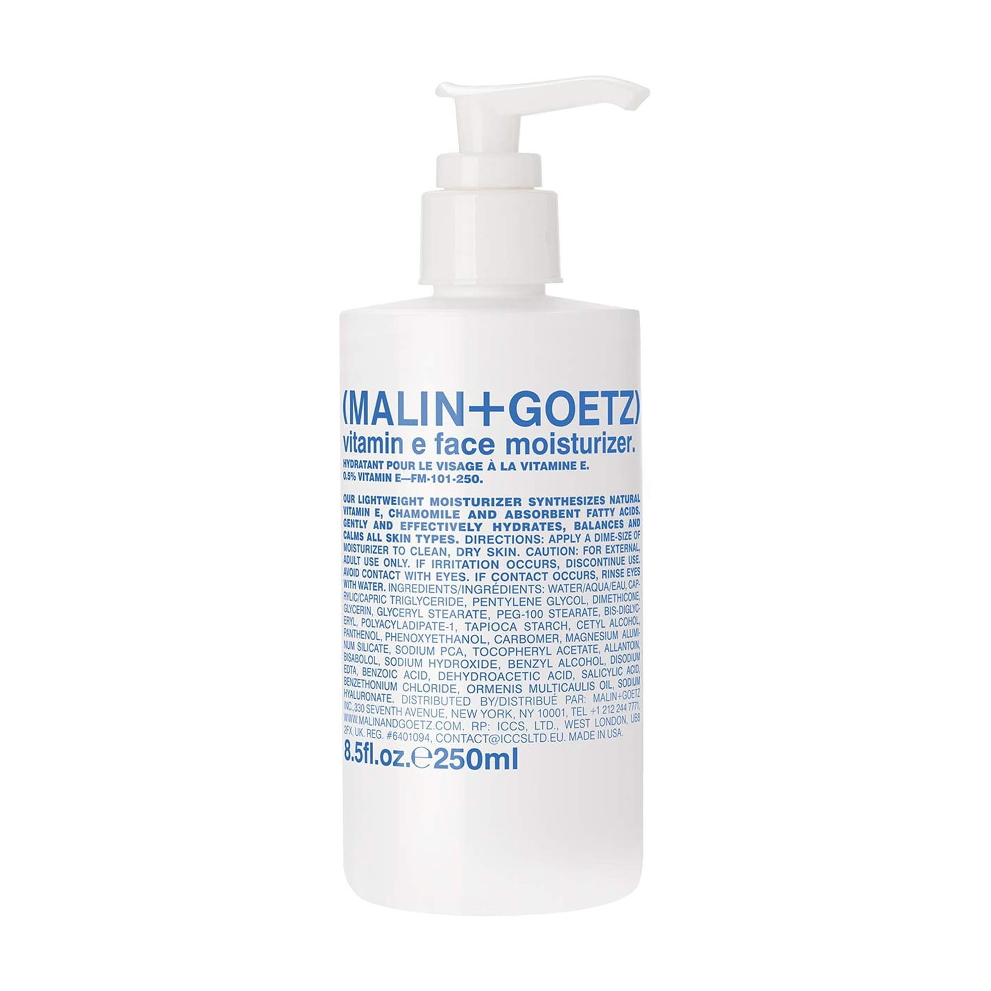 (malin+goetz) - Crema Hidratante Malin+goetz Vitamina E 250 Ml Para Mujeres Y Hombres