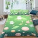 thumbnail image 1 of Juego de funda nórdica de gato de dibujos animados, juego de 3 piezas, juego de ropa de cama con personajes adorables, juego de cama de 3 piezas de funda nórdica de microfibra suave y fácil, 1 of 3