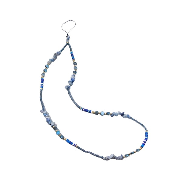 Cadena Con Colgante De Cuentas Para Teléfono, Llavero Con Cuentas Creativo Y Elegante Para Mujeres Y Niñas
