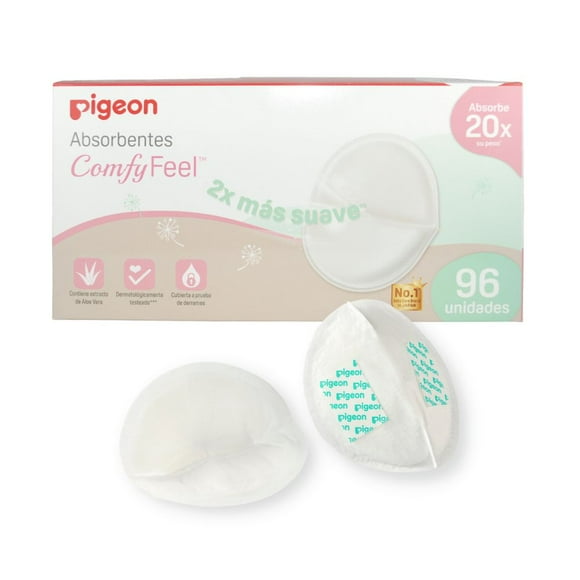 Absorbentes de leche comfy feel, 96 unidades