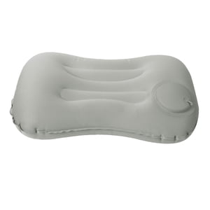 Magideal - Almohada De Aire De Tela Portátil, Almohada De Apoyo, Almohada De Cama Ligera, Almohada Inflable Plegable Para Deportes Al Aire Libre, Siesta, Camping Gris