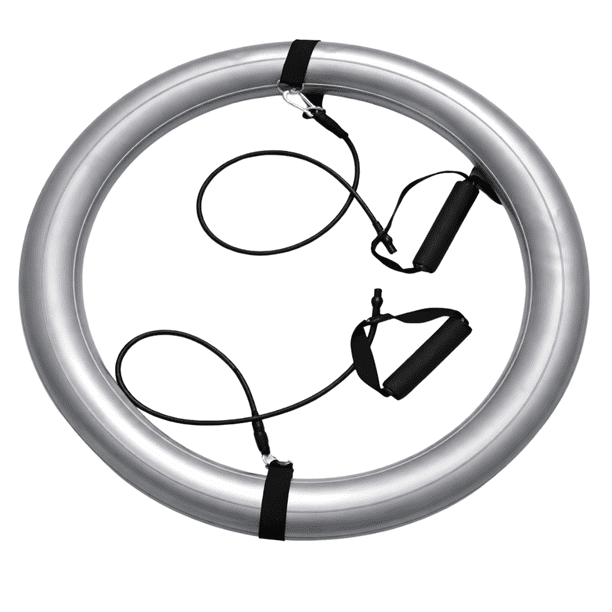 Aro Base para Pelota Pilates 65 cm con Bandas de Resistencia