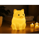 thumbnail image 2 of Portavelas LED con forma de Gato, 2 of 3