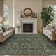 thumbnail image 5 of Alfombra de Área Rugxara 244 x 152 cm Verde Lavable Vintage Floral, 5 of 9