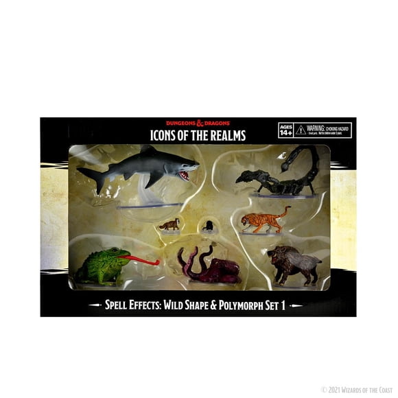 Juego D&D Icons of the Realms Wild Shape & Polymorph Set 1