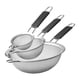thumbnail image 1 of Tamiz Fino Para Preparación De Alimentos, Cocina, Arroz, 3 Piezas, 1 of 5