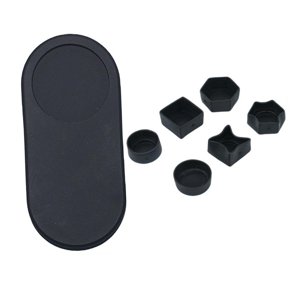 Ioensy - Billar Soportador De Tiza Cinturón Clip Ligero Resistencia De Desgaste Contenedor De Tiza Regular 6 Caja De Tiza