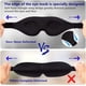 thumbnail image 4 of Máscara para dormir para hombres y mujeres - Máscara para dormir con copa contorneada 3D, máscara para dormir cóncava moldeada para dormir, bloquea la luz, máscara para dormir suave y cómoda para yoga, 4 of 7
