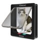 thumbnail image 1 of Puerta para Gatos CEESC X-Large 25 cm Negra con Conmutación de 4 Vías, 1 of 7