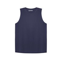Snix - Camiseta Dry Fit Sin Mangas Cuello Polo Azul Marino Talla S