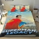 thumbnail image 1 of Legado de Superman Conjunto de sábanas temático, trío de piezas, cómodo y amigable con la piel, diseño único, regalo de decoración para el hogar para familiares, amigos y fans, 90 cm * 190 cm, 1 of 6