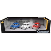 Set De Regalo Diecast Model Cars Cararama Mini Cooper A Escala 1/43 De 3 Piezas
