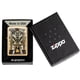 thumbnail image 5 of Encendedor de bolsillo Zippo Art Deco Flame Design, latón pulido, 5 of 5