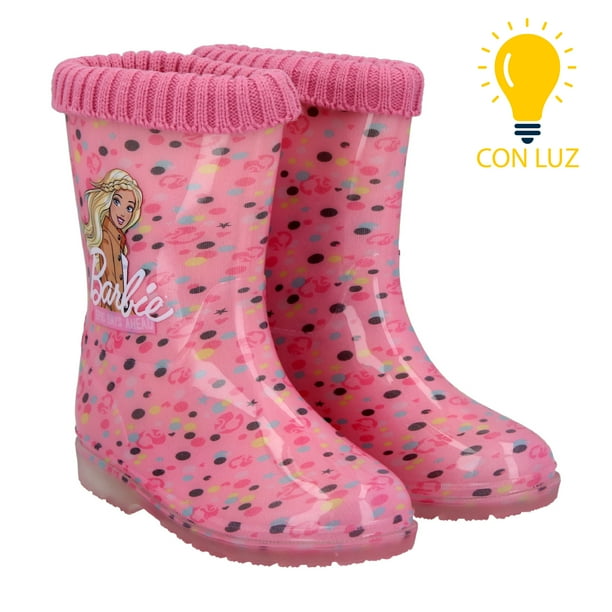 Bota de Agua con Luces Barbie Lunares