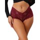 thumbnail image 4 of INSPIRE CHIC Bragas de Mujer Regreso a Clases Cobertura Completa con Encaje de Medio Talle Transpirables S Rojo, 4 of 4
