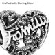 thumbnail image 4 of Charm Pandora Family Heart de plata de ley para mujer, 4 of 6