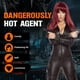 thumbnail image 2 of Disfraz Assassin Roma, traje negro de 2 piezas para mujer, 2 of 9