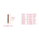thumbnail image 3 of Kit de lentes de gas para antorcha de soldadura TIG RIVERWELD 45V116 10N23 1.6 mm, 3 of 5