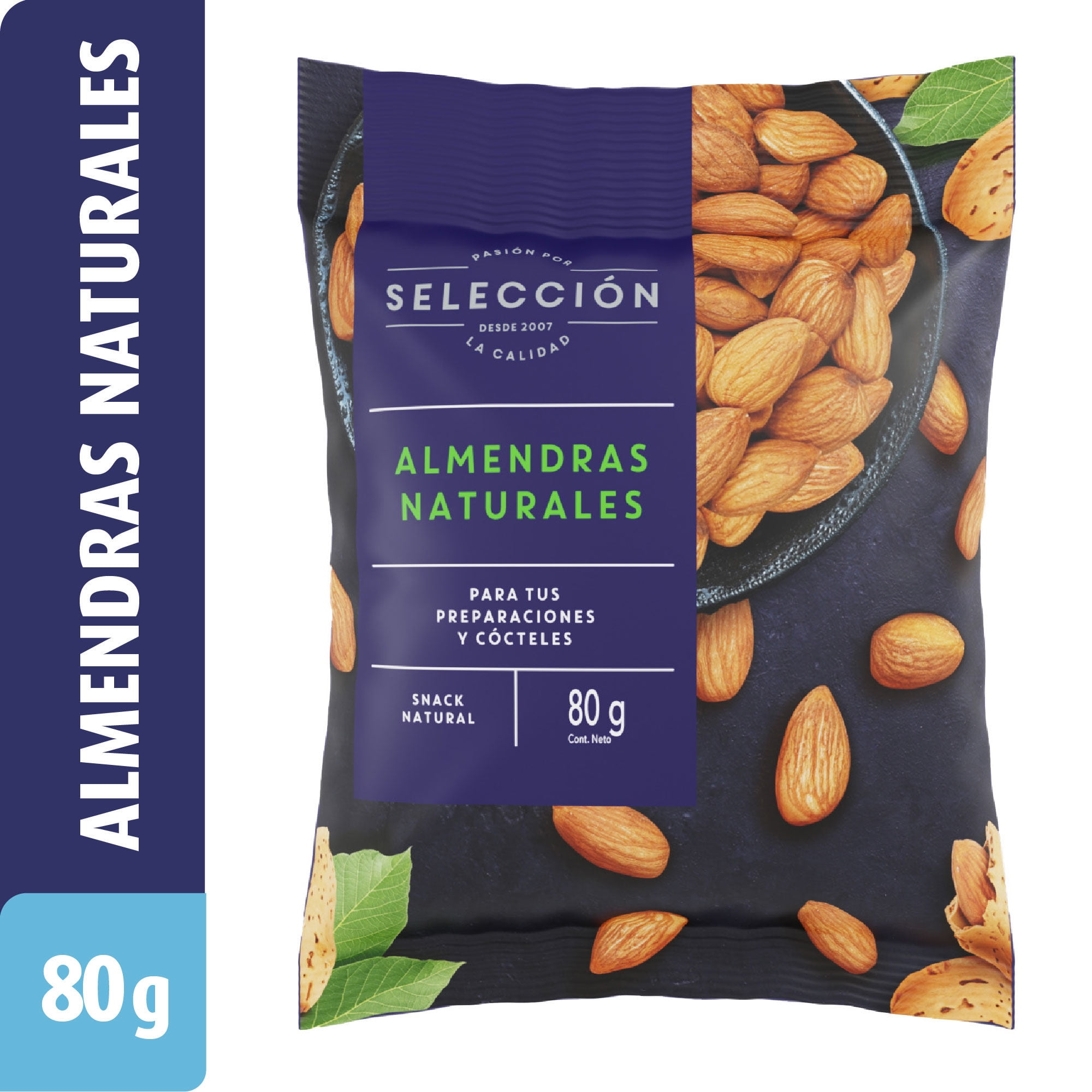 Almendras Naturales 80 g Selección