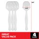 thumbnail image 2 of Cucharas Desechables Transparentes sin BPA – Pack de 4 – Stock Your Home, 2 of 7