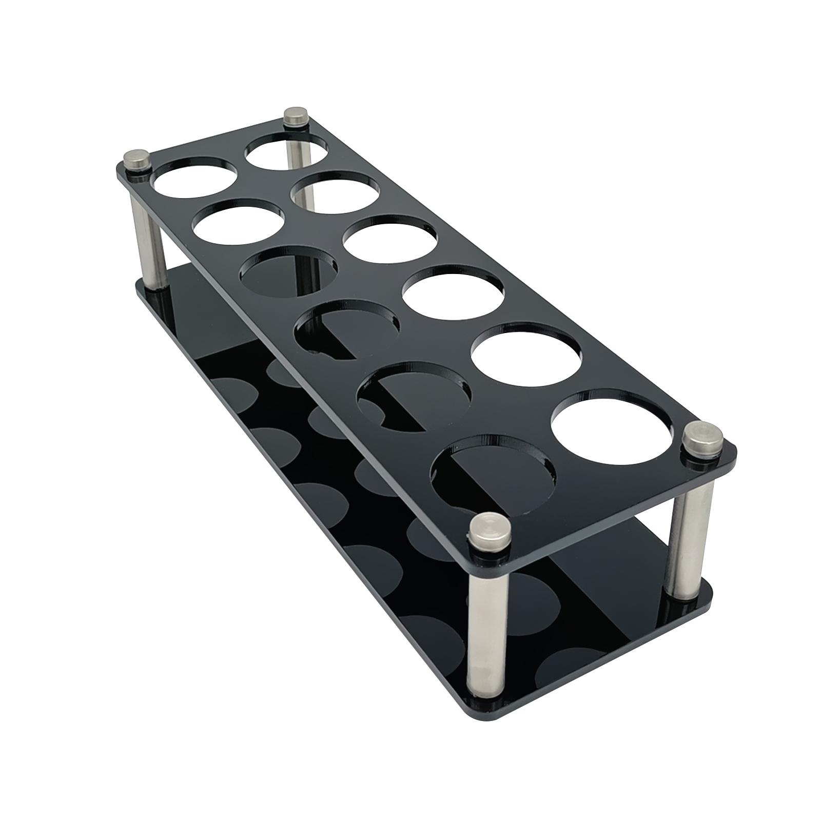 Magideal - Estante Para Copas De Vino De 12 Orificios, Portador De Almacenamiento, Bandeja Para Servir, Organizador, Resistente, Creativo, Reutilizable, Acrílico