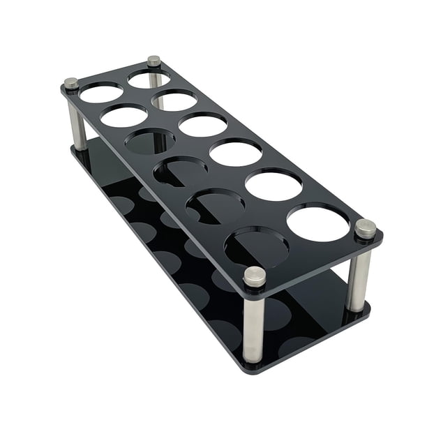 Estante para copas de vino de 12 orificios, portador de almacenamiento, bandeja para servir, organizador, resistente, creativo, reutilizable, acrílico