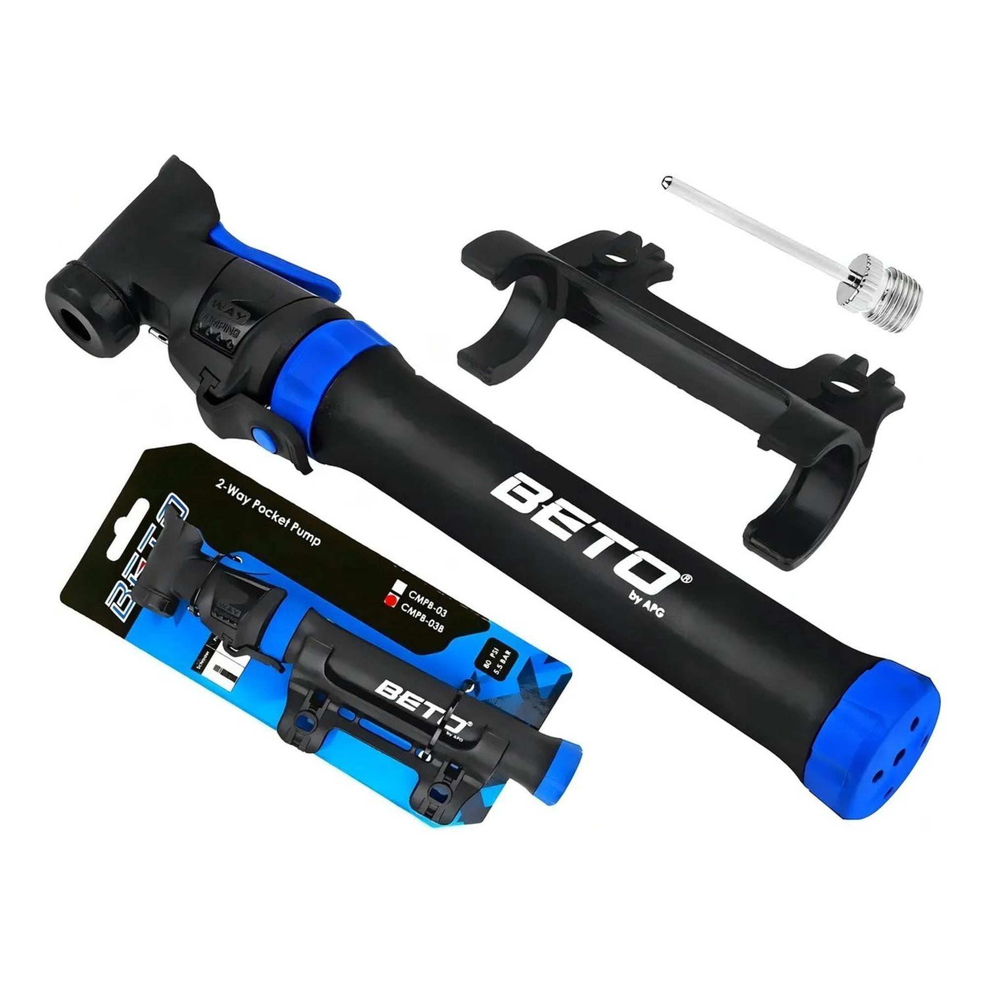 Bombín Mini Doble Acción Beto Cmpb-03b Neumático Bici Va Vf