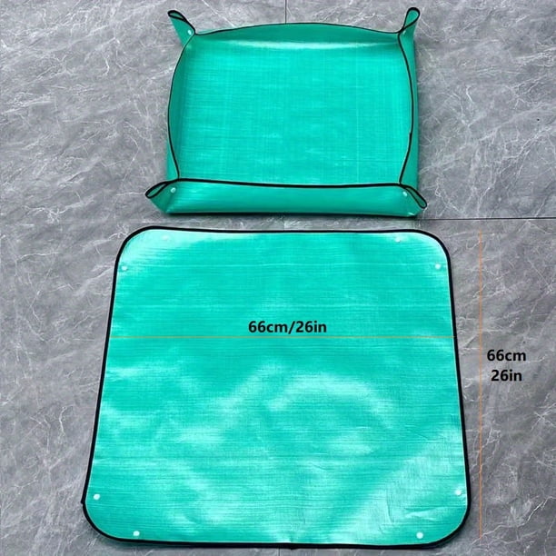 Revolutionize Your Gardening Experience with 1pc Transplanting Pad Square Mat for Indoor Planting - Perfect for Succulent Gardening and Potting Change Soil Pads
