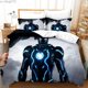 thumbnail image 1 of Iron Man Fans Gift G Quilt Duvet Cover Set Pillowcase Bedroom Decor Soft3-Piece Bedding Set, 1 of 5