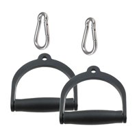 Magideal - Accesorio De Extracción Lat, Mango En D De Repuesto, Mango Universal Para Gimnasio, Agarre Cómodo Para Entrenamiento De Fuerza, Pilates, Culturismo
