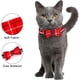 thumbnail image 3 of Conjunto de collar y correa de pajarita para perro de 3 piezas, conjunto de collar de pajarita para perro a cuadros ajustable,, 3 of 5