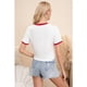 thumbnail image 2 of Polera Mujer Algodon Corta Tendencia Urbana Cherry 0068, 2 of 3