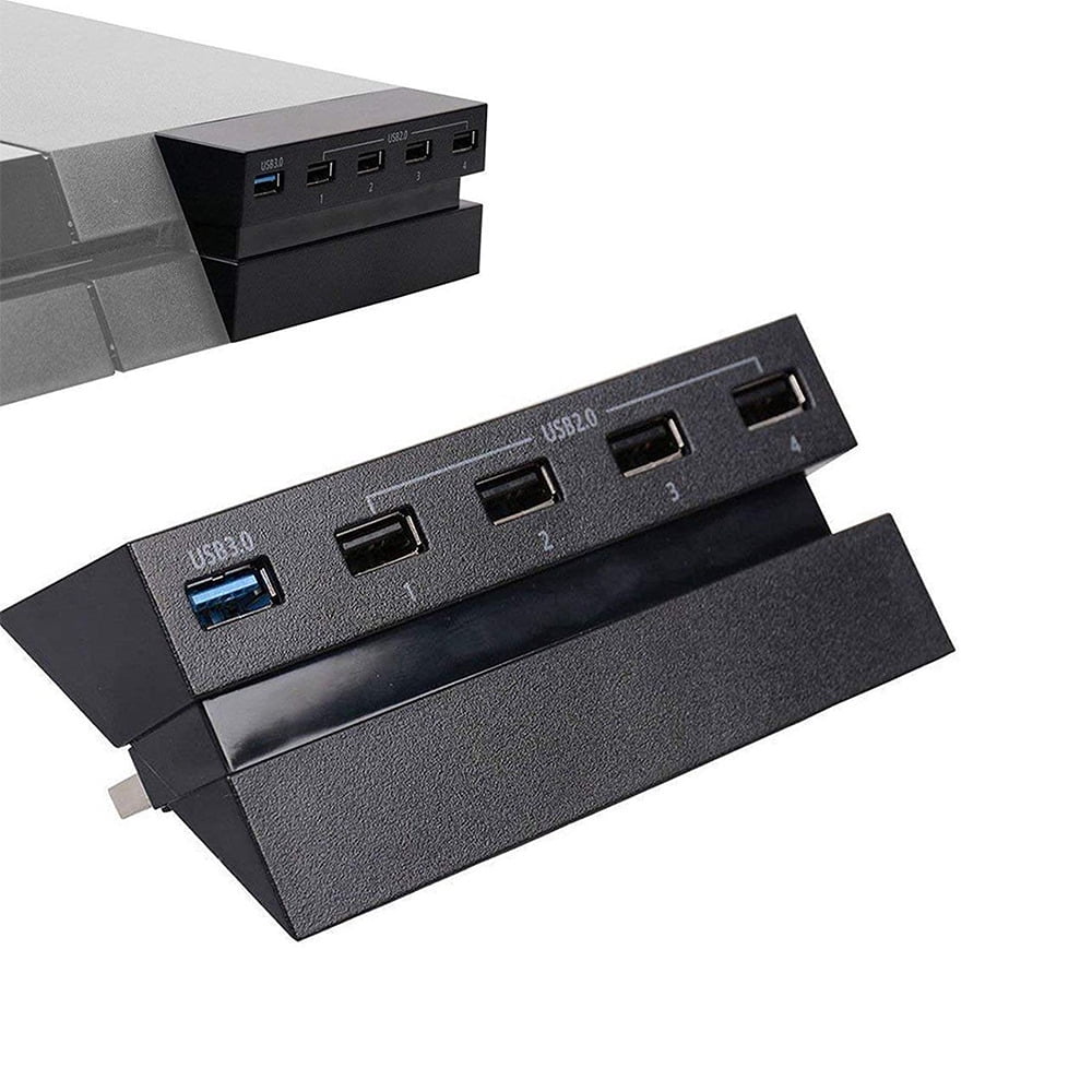 Genérico - Adaptador Hub Dobe 5 Puertos Usb Para Ps4, 4x Usb 2.0 – 1x Usb 3.0
