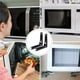 thumbnail image 5 of Soporte para microondas con brazo, soporte de acero para microondas, soporte de pared para microondas, estante de pared para microondas (2 piezas), 5 of 5