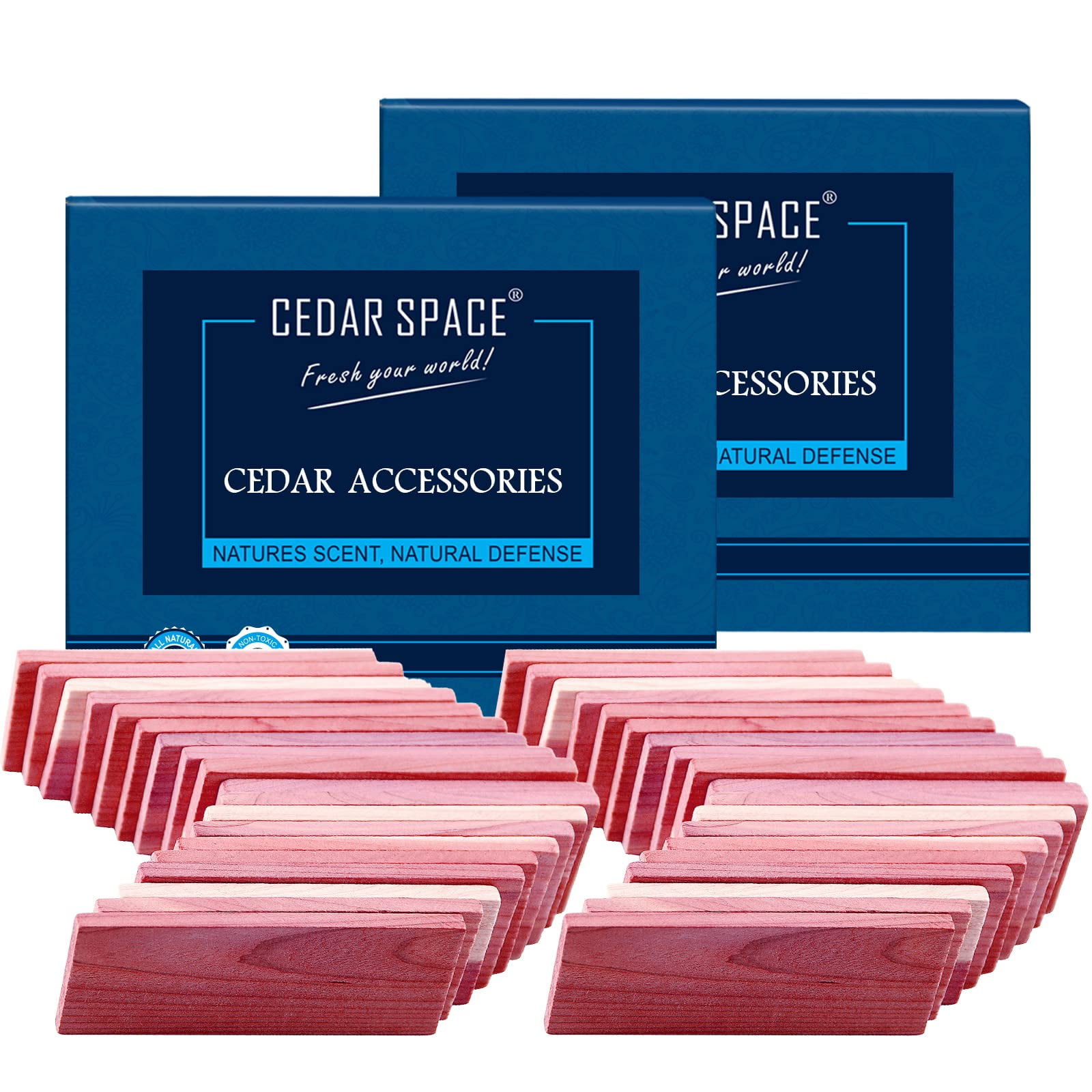 Bloques De Cedro Cedar Space Para Guardar Ropa, 16 Unidades, 2 Unidades