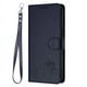 thumbnail image 2 of Funda tipo cartera FOXDOCK para Samsung Galaxy A02s con soporte, ranuras, RFID, diseño de gato, 2 of 5