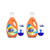 Pack 2 Detergentes Liquido Ace Natural 2 En 1 Concentrado 1.8 Lt Cada Uno.