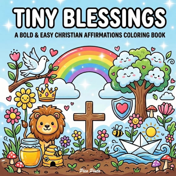 Libro Para Colorear Tiny Blessings Publicado De Forma Independiente