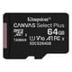 thumbnail image 2 of Tarjeta De Memoria Micro Sd 64Gb 100Mb/s Kingston, 2 of 5