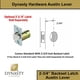thumbnail image 2 of Set de cerradura tipo palanca Dynasty Hardware Austin AUS-30-26D, 2 of 3